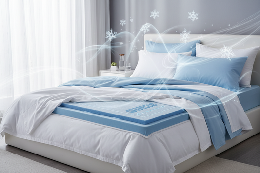 Bedding for Hot Flashes & Night Sweats: Cooling Fabrics That Actually Work (Backed by Science)