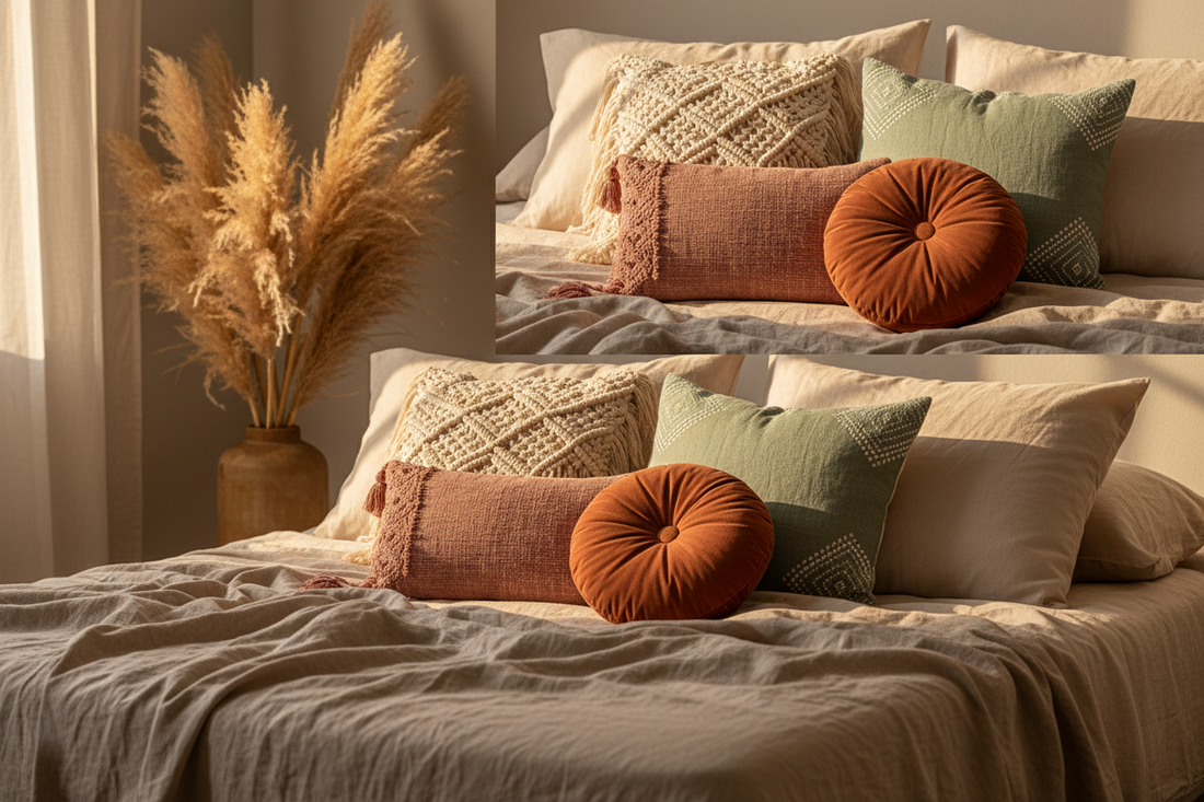 Boho Bedroom Pillow Inspiration