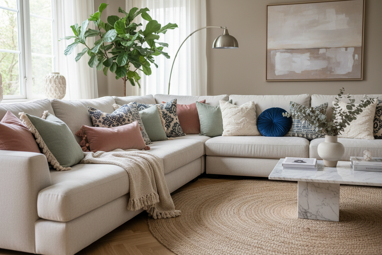 How to Choose Decorative Pillows for Every Room