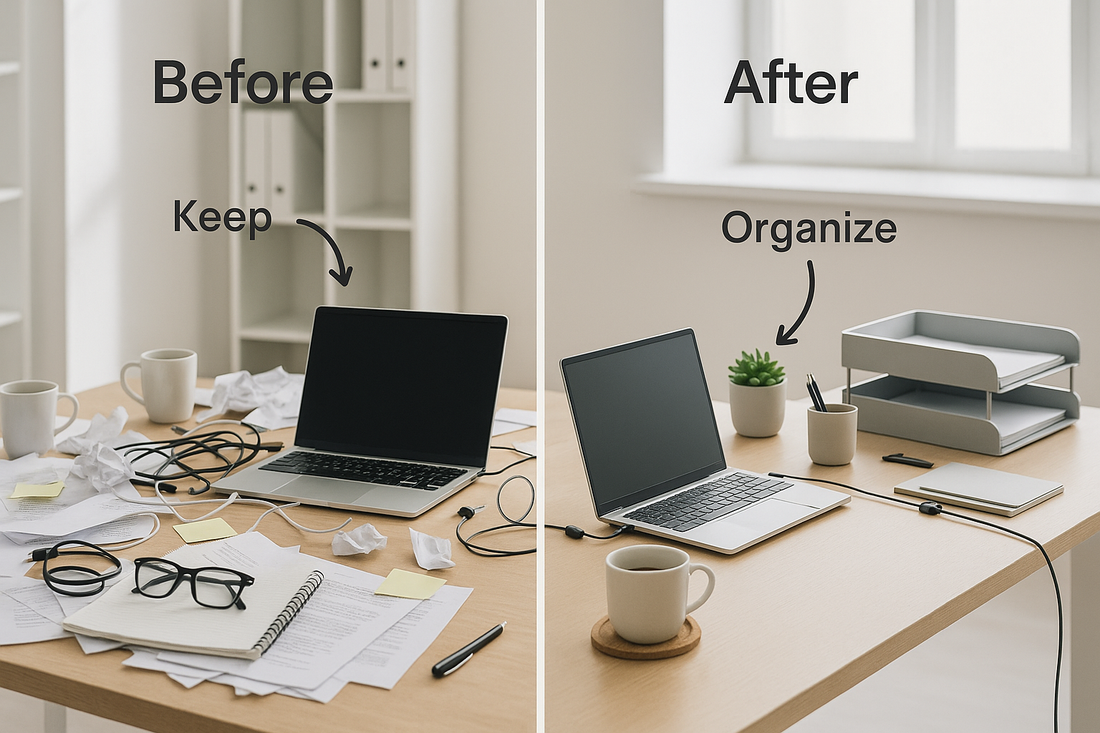 How to Declutter Your Workspace Without Losing Essentials