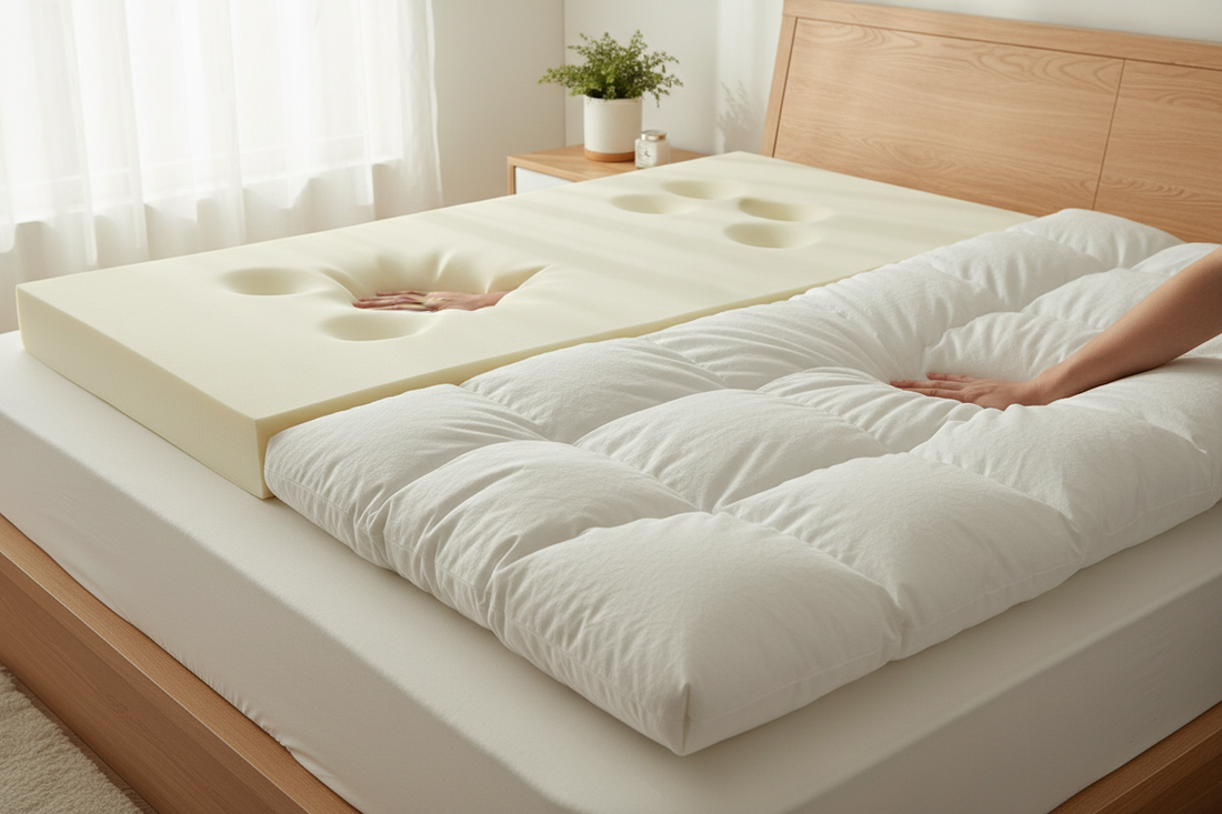 Memory Foam vs. Fiber Mattress Toppers
