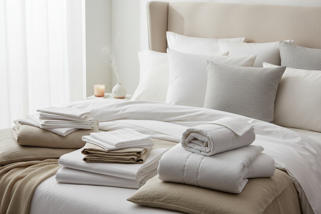 Sleep Accessories (Sheets, Protectors & Pillows)