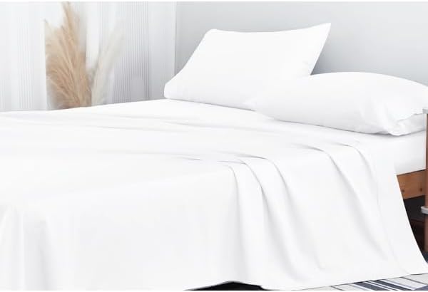 Flat Sheet Only 2 Pack, TwinXL Size 400 Thread Count 100% Egyptian Cotton Flat - Image 7