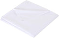 Full Flat Sheet Only， 80x96Inch White by Hotella