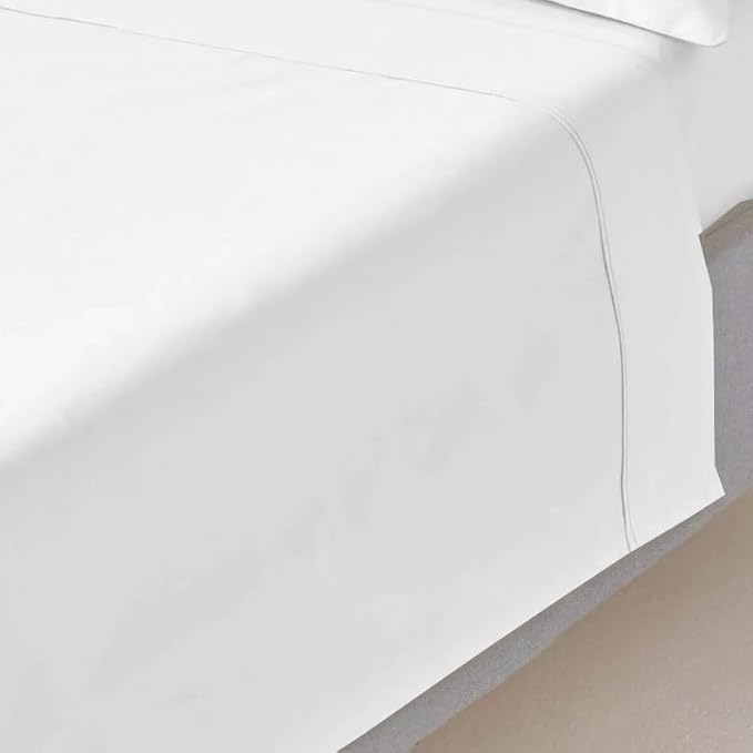 Mattress-Homes Twin Size Flat Sheet Only Single 100% Egyptian Cotton Top Sheet by MattressHomes