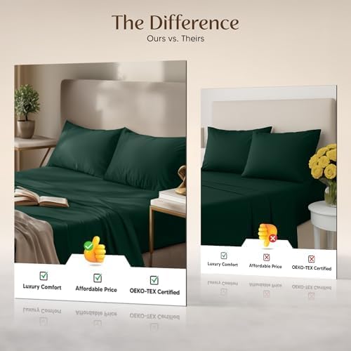 Utopia Bedding Full Bed Sheets Set - Image 6