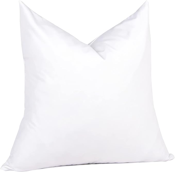 puredown® 30 x 30 Feather Down Throw Pillow Insert, 1 Pack Euro Pillow by Puredown