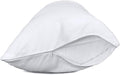 Precoco Queen Pillow Cases Set of 2 | 100% Cotton White Pillowcases Queen Size by Precoco