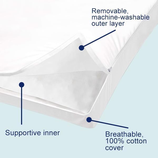ACCURATEX Hybrid Pillow for Sleeping, Adjustable Shredded Memory Foam Pillow - Image 4