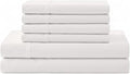 Linen Home 100% Cotton Percale Sheet Set, Cal King Size, Deep Pocket, 6 Pieces by LINENHOME