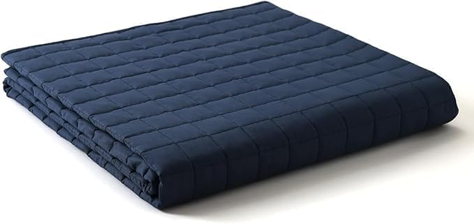 YnM Exclusive Weighted Blanket, Soothing Cotton, Smallest Compartments - Image 4