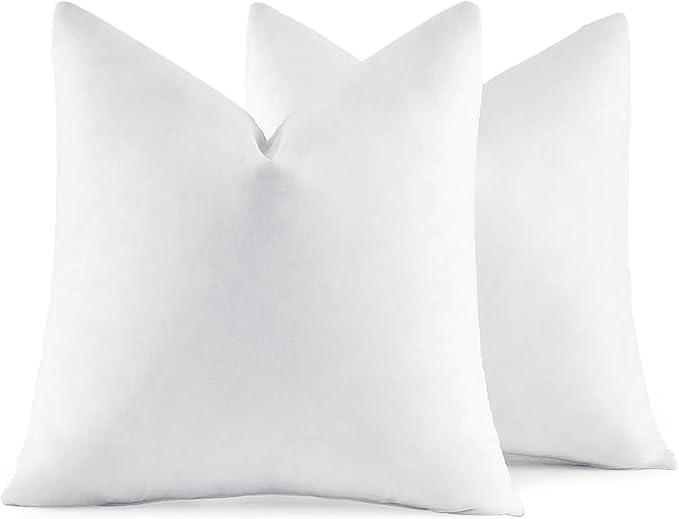MIULEE 18x18 Pillow Inserts, Decorative Fluffy Throw Pillow Inserts Cotton by MIULEE