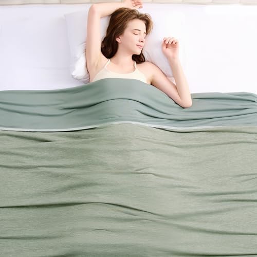 Topcee Cooling Blanket for Night Sweats Absorbs Heat to Keep Adults Cool on by Topcee%E2%80%94ForYourGoodSleep