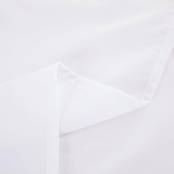 Queen Flat Sheet Only， 90x102Inch White - Image 7