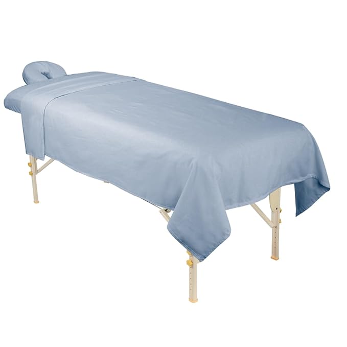 ForPro Premium Flannel 3-Piece Massage Sheet Set - Image 3