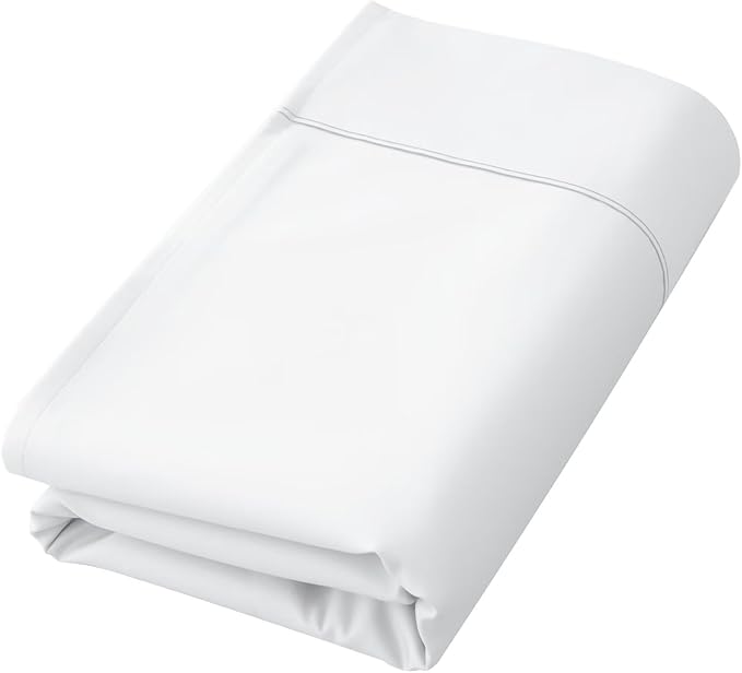 Cotton Flat Sheets Only, 600 TC 100% Cotton Flat Sheet Top Sheet Only, Cal King by ShunjieHome