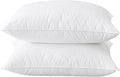 BHZ Goose Down Feather Pillows Queen Size Set of 2, Hotel Collection Bed Pillows by BHZHouseholdProducts