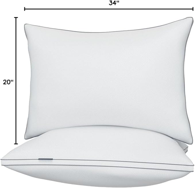 viewstar Bed Pillows Different Sizes Set of 2, Hotel Quality Cooling Down - Image 10
