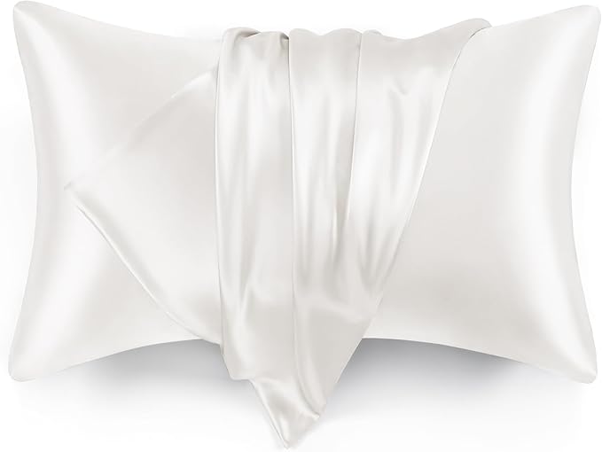Love's cabin Satin Pillowcase Set of 2 Queen Size 20x30, Cooling Pillow Covers by Lovescabin