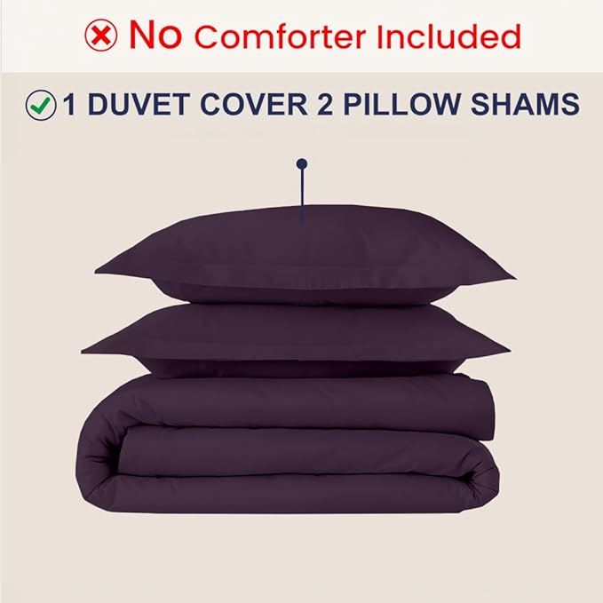 Kotton Culture 3 Pc 120" x 98" Duvet Cover Set Oversized King 100% Egyptian - Image 2