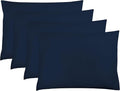 ZPECC Navy Pillow Cases King Size Set of 4, 20x36 Envelope Closure Pillowcases by ZPECC-ABrandThatHasBeenFocusedOnBabyProductsFor18Years