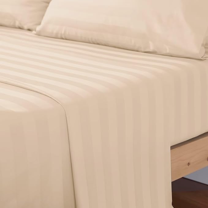 2-Pack Cotton King Flat Sheet Only, 600 Thread Count 100% Egyptian Cotton Top - Image 6