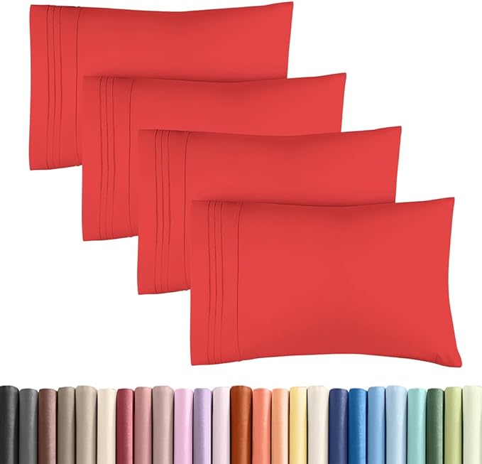 Standard Pillow Cases Set of 4 by CGKUnlimited