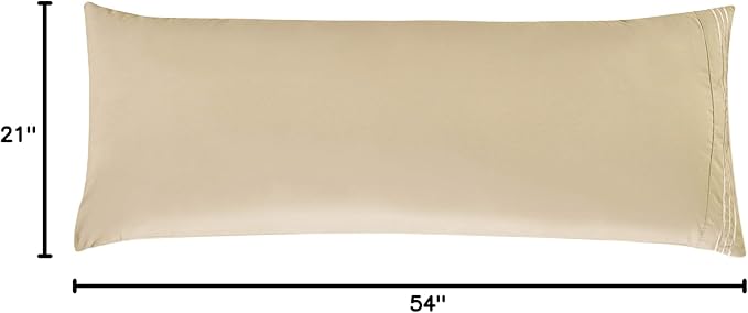 Elegant Comfort Luxury Ultra-Soft 1-Piece Body Pillowcase - Image 8