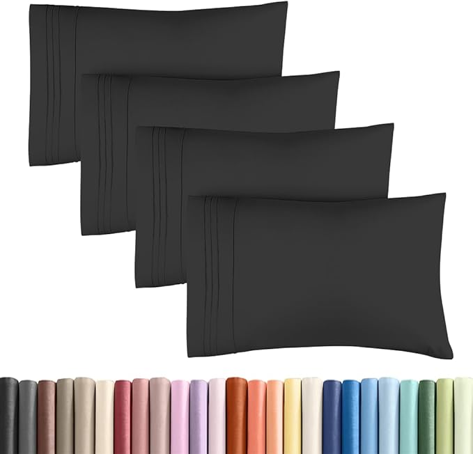 King Standard Pillow Cases Set of 4 by CGKUnlimited