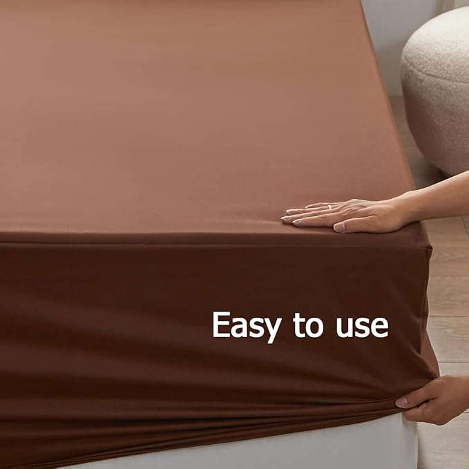Bedding Queen Size Fitted Sheet Only- Bottom Matress Fitted Sheet-Fits 15inches - Image 6