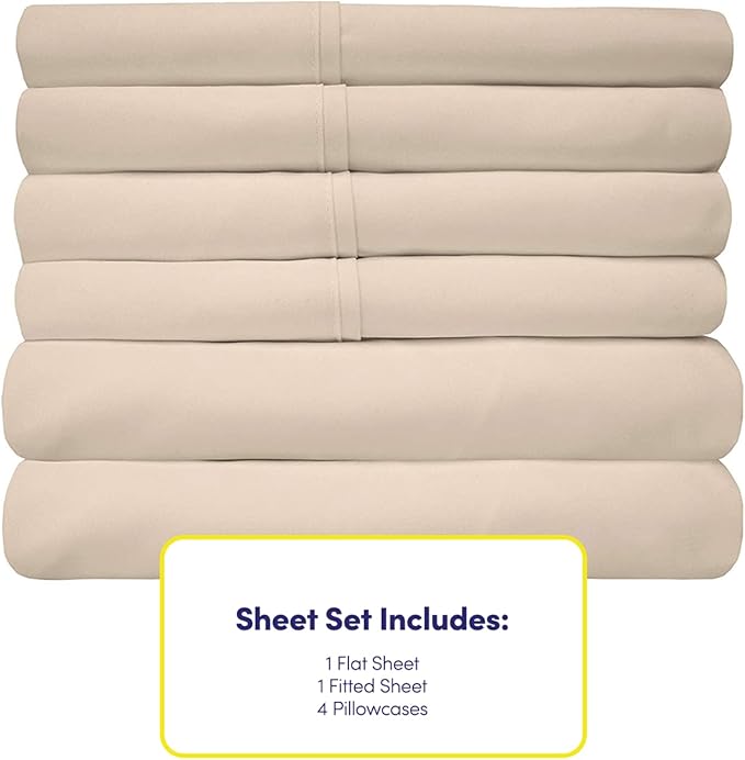 Sweet Home Collection 6 Piece 1500 Supreme Collection Brushed Microfiber Deep - Image 4