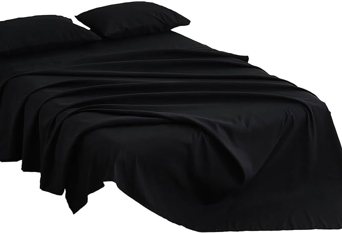 Kingnex Oversized King Flat Sheet 132x110 by Kingnex