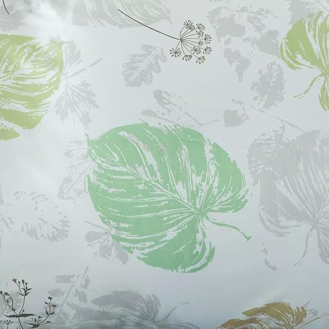 OAITE Duvet Cover Twin Size, Reversible Fallen Leaves Green Duvet Cover Set - Image 6