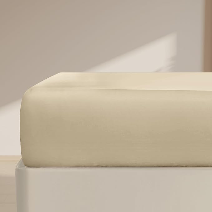 FreshCulture Queen Fitted Sheet Only – Premium Hotel-Quality Fitted Sheet by FreshCulture