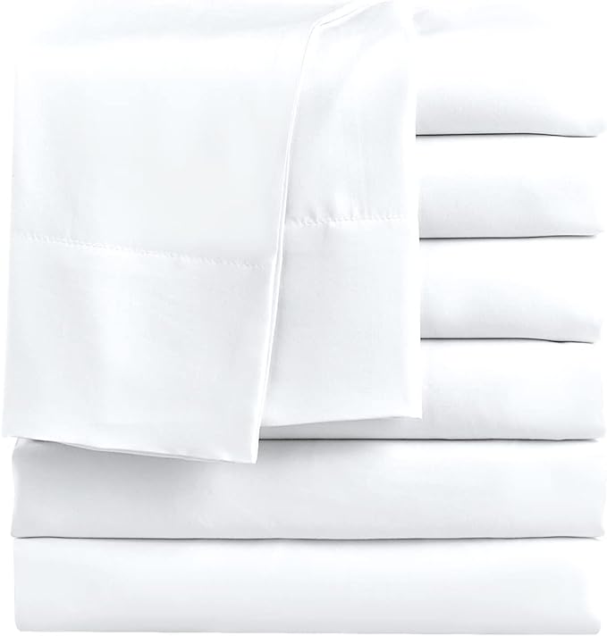 FreshCulture Queen Flat Sheets Only, Soft Microfiber Bedding Sheets by FreshCulture