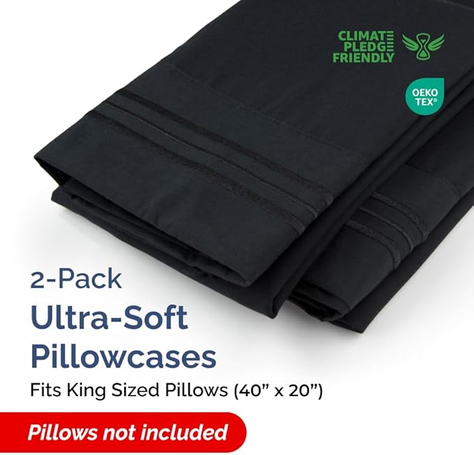 King Pillow Cases Set of 2 - Image 2