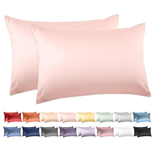 100% Cotton Standard Pillowcases Set of 2, Deep Dream 600 Thread Count Pillow by DeepDream