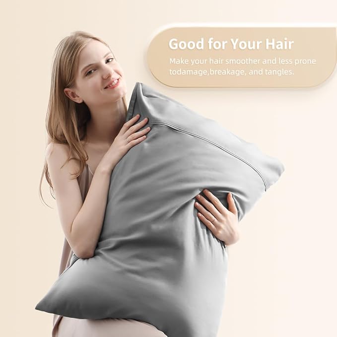 Standard Pillowcases, Cooling Viscose from Bamboo Pillow Covers - Image 2