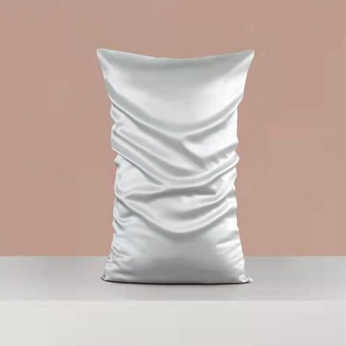 Gray Mulberry Silk Pillowcase King Size - Image 4