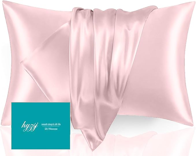 Mulberry Silk Pillowcase for Hair and Skin Queen Size 20"X 30" by Unknown