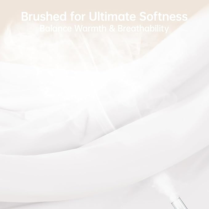 MUXHOMO King Size Comforter Set, All Season Ultra Soft Down Alternative Bedding - Image 3