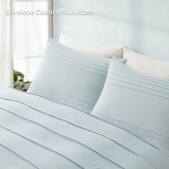 Oli Anderson Cornflower Blue Duvet Cover Queen Size - Image 6
