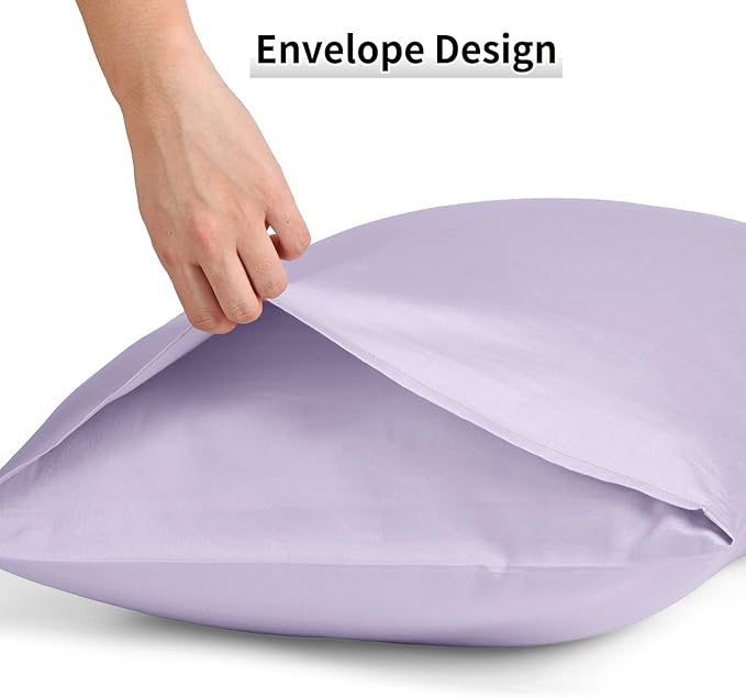 Warmstar Cotton Pillow Cases King Size Set of 2, 600 Thread Count Pillowcases - Image 5