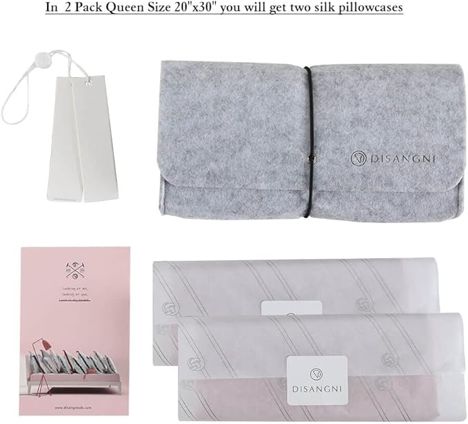 DISANGNI 100% Natural Mulberry Silk Pillow case - Image 4