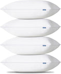 CozyLux Pillows Standard Size Set of 4, Cooling Hotel Quality Bed Pillows by CozyLux