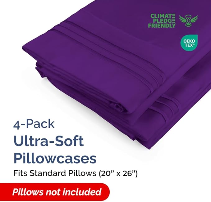 Standard Pillow Cases Set of 4 - Image 2
