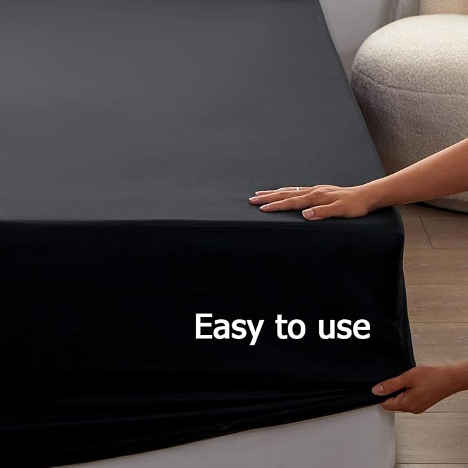 Bedding Queen Size Fitted Sheet Only- Bottom Matress Fitted Sheet-Fits 15inches - Image 6