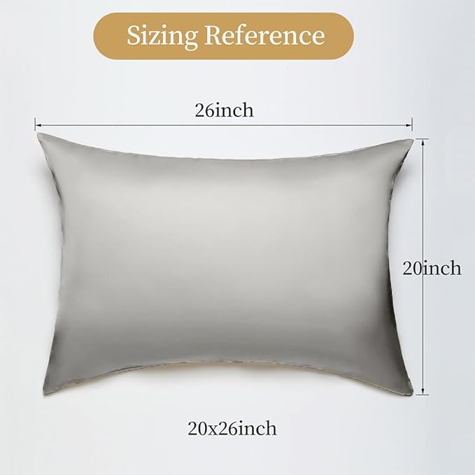 Mulberry Silk Pillowcase for Hair and Skin Standard Size 20"X 26" - Image 9