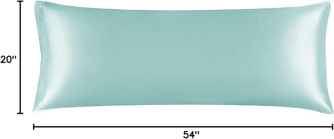 BEDELITE Satin Body Pillow Cover, Super Soft and Cooling Body Pillow Pillowcase - Image 7