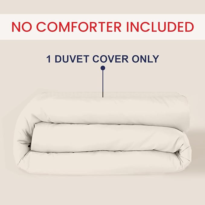 Kotton Culture 1 Pc California King Duvet Cover Only-100% Egyptian Cotton 600 - Image 2
